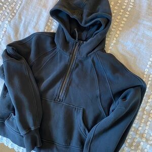 Lululemon half zip crop hoodie
